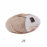 2 balls of 100% Cotton Sport Weight Yarn in 28 Colors