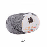2 balls of 100% Cotton Sport Weight Yarn in 28 Colors