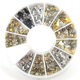 Box of Flat Backed Crystals for Nail Art or Other DIY Crafts