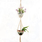 Handmade Natural Cotton Macrame Plant Hanger