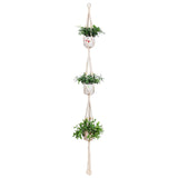 Handmade Natural Cotton Macrame Plant Hanger