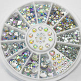 Box of Flat Backed Crystals for Nail Art or Other DIY Crafts