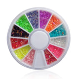 Box of Flat Backed Crystals for Nail Art or Other DIY Crafts