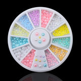 Box of Flat Backed Crystals for Nail Art or Other DIY Crafts