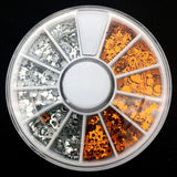 Box of Flat Backed Crystals for Nail Art or Other DIY Crafts