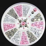 Box of Flat Backed Crystals for Nail Art or Other DIY Crafts