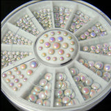 Box of Flat Backed Crystals for Nail Art or Other DIY Crafts