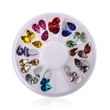Box of Flat Backed Crystals for Nail Art or Other DIY Crafts
