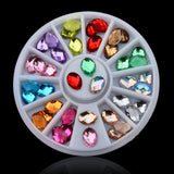 Box of Flat Backed Crystals for Nail Art or Other DIY Crafts