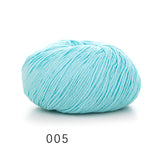 Super Soft Cotton Baby Weight Yarn in Scrumptious Colors