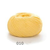 Super Soft Cotton Baby Weight Yarn in Scrumptious Colors