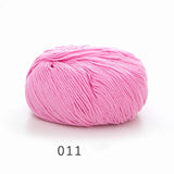 Super Soft Cotton Baby Weight Yarn in Scrumptious Colors
