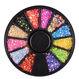 Box of Flat Backed Crystals for Nail Art or Other DIY Crafts