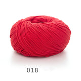 Super Soft Cotton Baby Weight Yarn in Scrumptious Colors