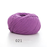 Super Soft Cotton Baby Weight Yarn in Scrumptious Colors
