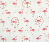 Flamingo Print 100% Cotton Broadcloth