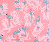 Flamingo Print 100% Cotton Broadcloth