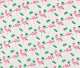 Flamingo Print 100% Cotton Broadcloth