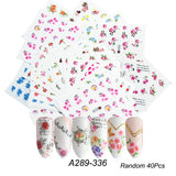 C19 Nail Art Decals in Your Choice of Designs