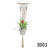 Handmade Indoor Outdoor Cotton  Macrame Plant Hangers