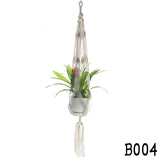Handmade Indoor Outdoor Cotton  Macrame Plant Hangers