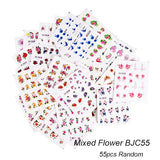Water Transfer Nail Decal Collection of up to 40 Sheets in Your Choice of Several Themes