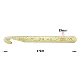 Jumbo Transparent Acrylic Crochet Hook in  Your Choice of Sizes US P-X (12mm - 25mm)
