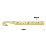 Jumbo Transparent Acrylic Crochet Hook in  Your Choice of Sizes US P-X (12mm - 25mm)