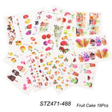 Water Transfer Nail Decal Collection of up to 40 Sheets in Your Choice of Several Themes