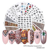 Water Transfer Nail Decal Collection of up to 40 Sheets in Your Choice of Several Themes