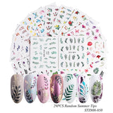 Water Transfer Nail Decal Collection of up to 40 Sheets in Your Choice of Several Themes