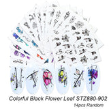 C19 Nail Art Decals in Your Choice of Designs