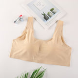 Seamless Rayon Lycra Stretch Vented Mesh Bra with Removable Pads